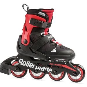 Rollerblade - Youth Inline Skates Black and Red US 36.5 - 40.5 Unisex Brand New